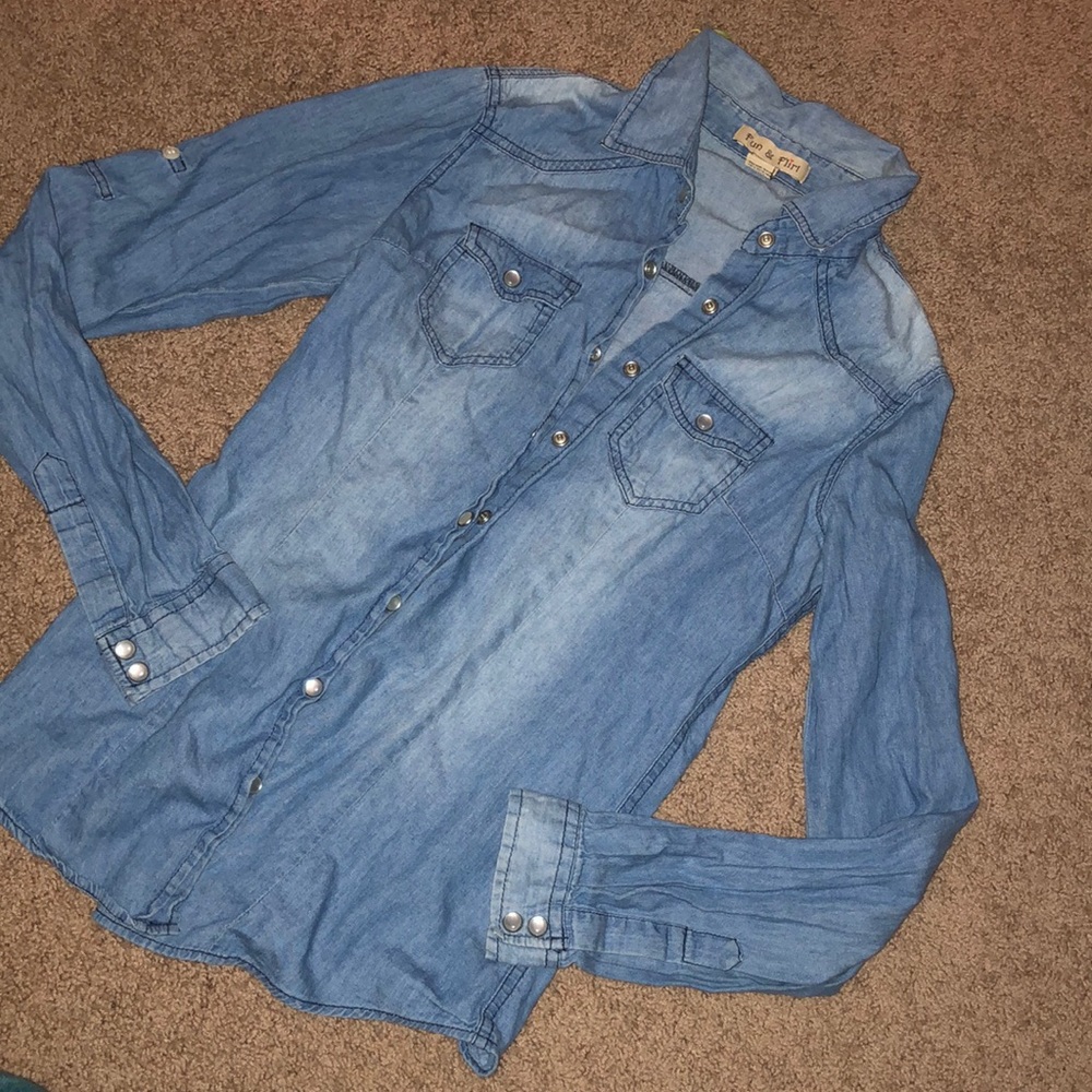 Denim long sleeve